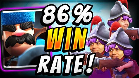 86 Win Rate Strongest 3 Musketeers Deck — Clash Royale Youtube