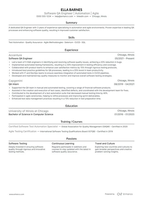 16 Successful Quality Assurance Resume Examples And Writing Tips For 2024