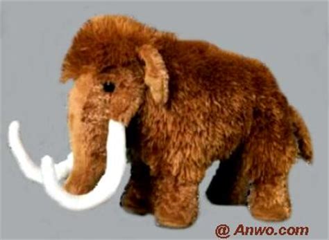 Woolly Mammoth Plush Stuffe Animal Everett at Anwo Animal World®