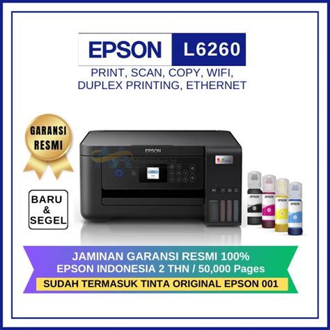 Jual Printer Epson Ecotank L6260 Print Scan Copy Wifi NEW GANTI