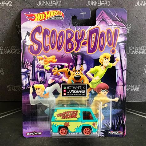 Jual Hot Wheels Premium Mystery Machine Scooby Doo Real Riders Scooby Doo Shopee Indonesia