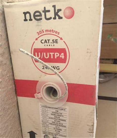 Кабель витая пара U/UTP4 (UTP4 ) cat.5e netko /4 п Санкт-Петербург ...