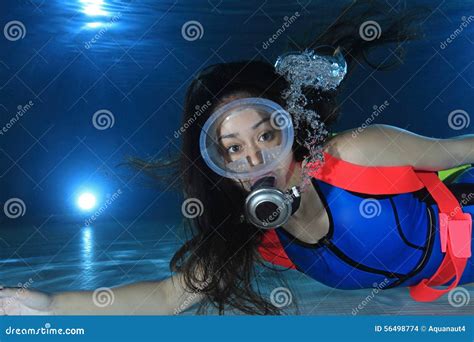 Female Scuba Diver Stock Photo Image Of Holiday Beautiful 56498774