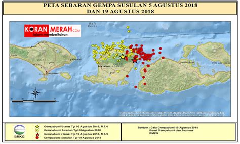 Peta Sebaran Tsunami Di Indonesia Newstempo