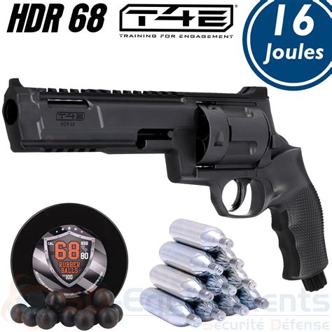 Revolver de défense Umarex T4E HDR68 16 Joules SD Equipements