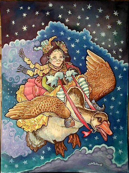 Mother Goose By Kim Parkhurst Whimsical Illustration Mother Goose