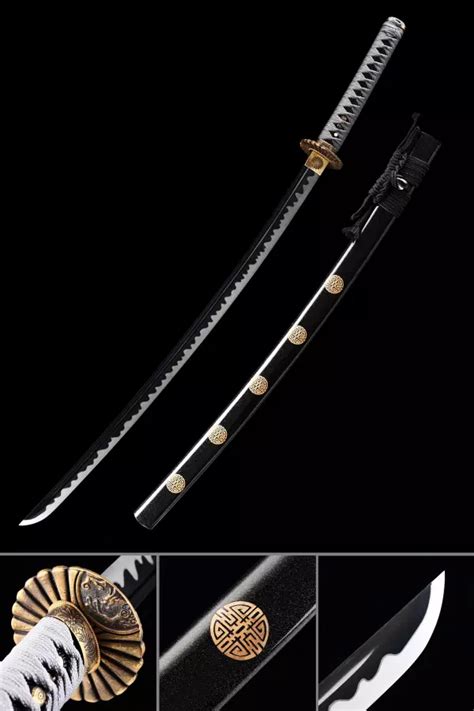 Black Blade Katana Sword For Sale Truekatana