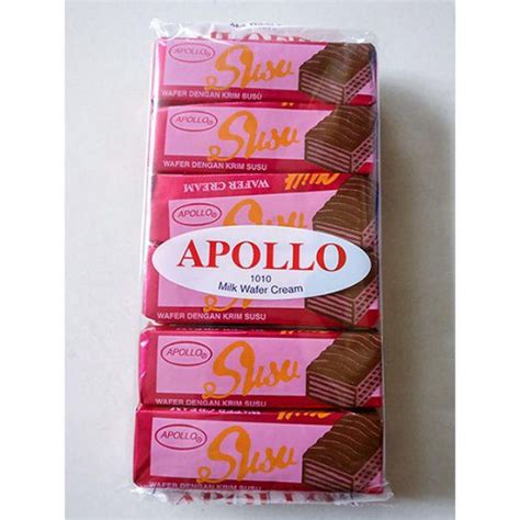 Apollo Chocolate Wafer Cream Pcs Shopee Malaysia