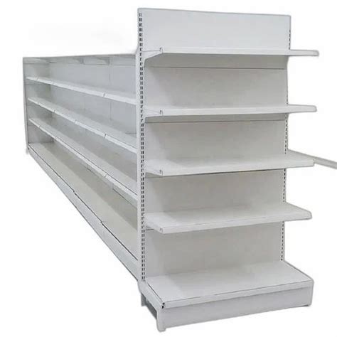 Mild Steel Free Standing Unit MS Retail Display Rack For Departmental