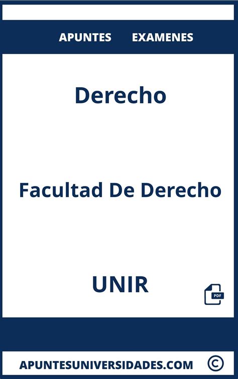 Apuntes Y Examenes Derecho Unir 】 2024