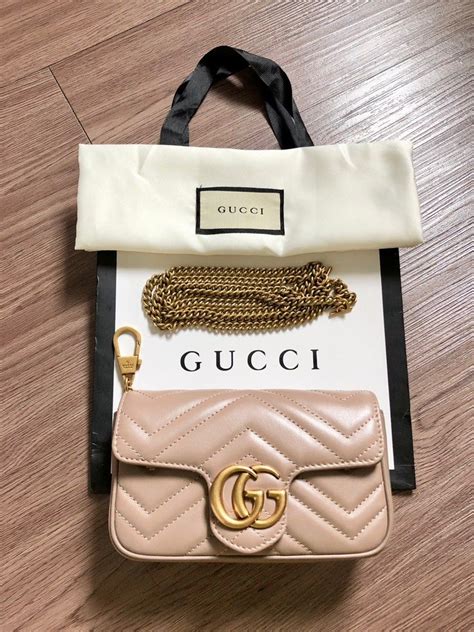 Gucci Marmont Super Mini Nude Women S Fashion Women S Bags Wallets