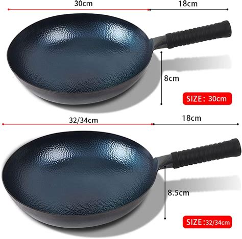 Buy Cast Iron Skillets Traditional Chinese Hammered Woks Stir Fry