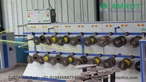 Pp Hdpe Fibrillated Tape Extrusion Line Hp Capacity Kg Hr At