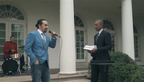 Here’s Lin-Manuel Miranda’s Line-By-Line Rap To President Obama | Genius