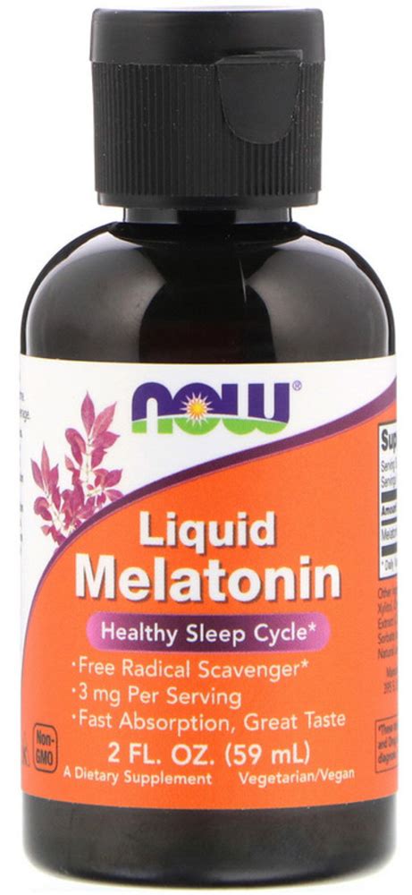 Liquid Melatonin 3mg 2 fl oz. (59 mL) | Sleeping Aid | Piping Rock ...