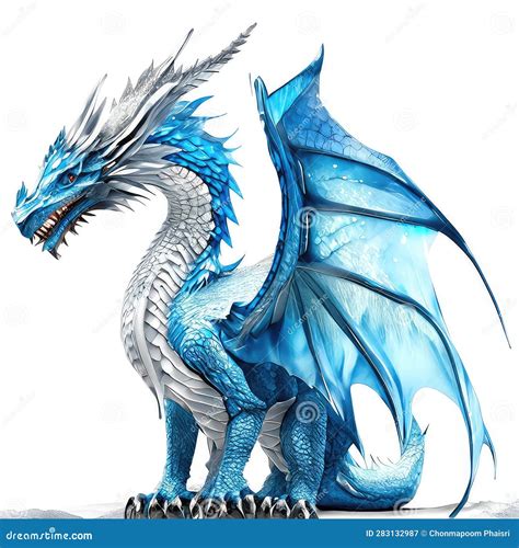 Ice Dragon: "Magical Dragon Clipart: Unleash Your Imagination" Stock ...