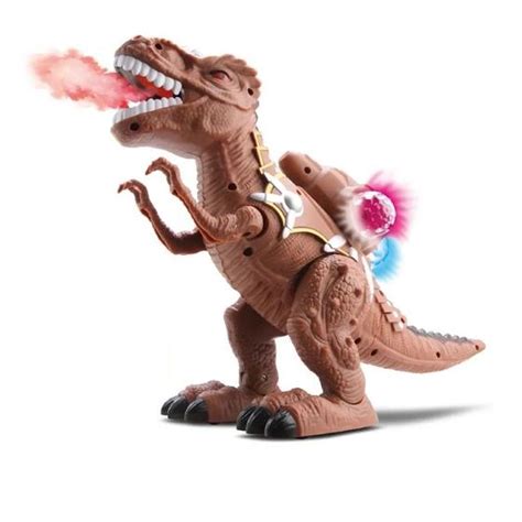 Dinossauro Jurassic T Rex Anda Emite Som E Luz Solta Fuma A Toys