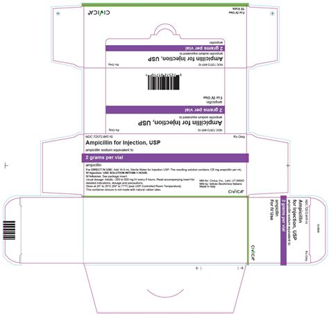 Ampicillin Package Insert Drugs