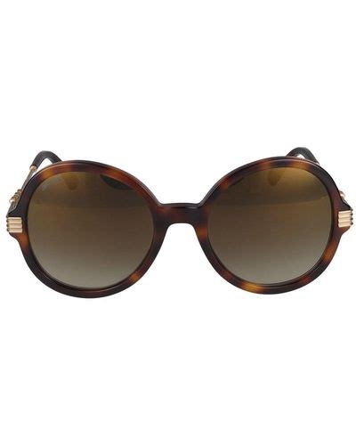 Brown Jimmy Choo Sunglasses For Women Lyst