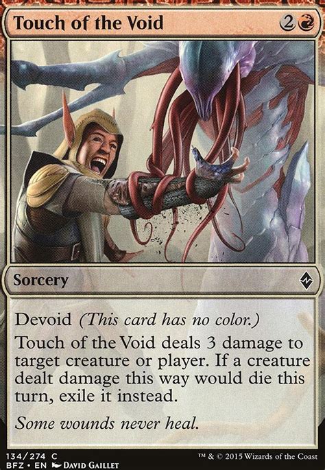 Touch Of The Void Battle For Zendikar Modern Card Kingdom