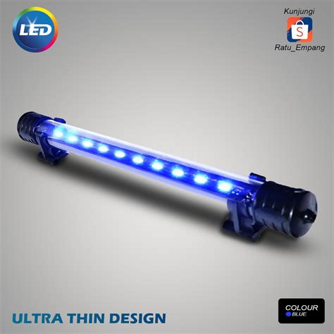 Jual Lampu Led Celup Aquarium Cm Warna Biru Lampu Aquascape