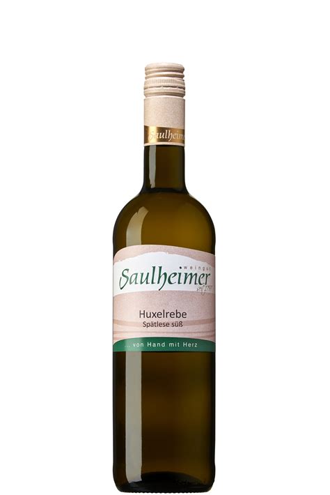 Huxelrebe Spätlese süß Weingut Saulheimer Zotzenheim