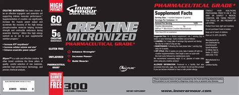 Inner Armour | Creatine Micronized: Media | Inner Armour