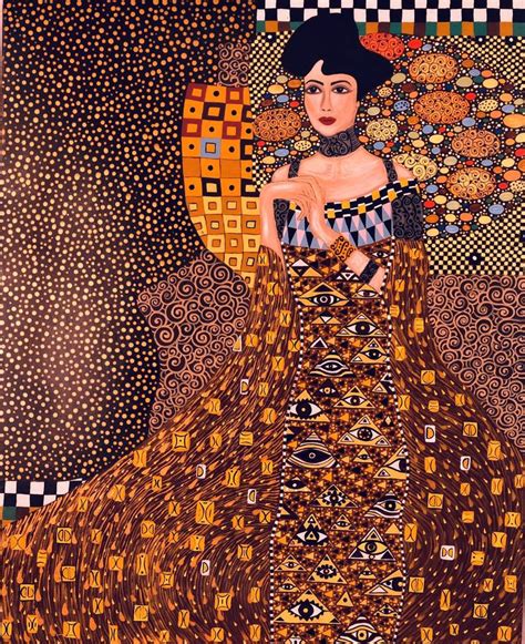 Adele Bloch Bauer Reproduction After Gustav Klimt Painting By Diana