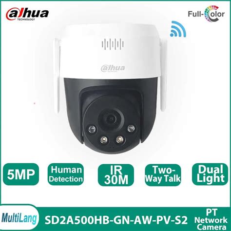 Dahua SD2A500HB GN AW PV S2 5MP WIFI And POE PTZ IP Camera Support