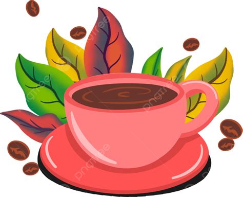 Ручной обращается мультфильм международный день кофе красная чашка ...