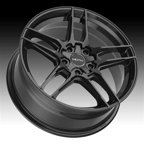 Motiv 434b Matic Gloss Black Custom Wheels Rims 434b Matic Motiv