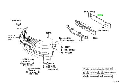 Buy Genuine Toyota Reinforcement Front Bumper