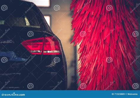 Brush Car Wash Car Cleaning Stock Image - Image of sporty, carwash: 71323889