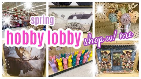 Hobby Lobby Spring 24 Shop With Me For Early Spring Decor Valentines