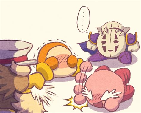 Kirby Meta Knight Waddle Dee Kaonashi And Captain Vul Kirby And 1