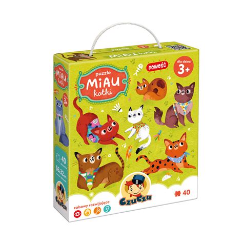 CzuCzu Puzzle Miau Kotki Opracowanie zbiorowe Książka w Empik