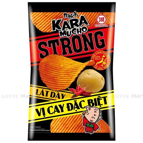 Snack Khoai Tây Karamucho Lát Dày Vị Cay Gói 26g