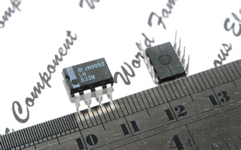 10pcs NS LM833N LM833 8 DIP IC LOW NOISE DUAL OPERATIONAL