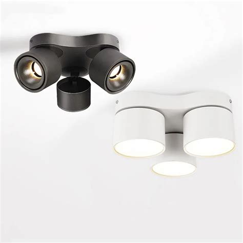 Spot lumineux Led rotatif et réglable pour le plafond montage en