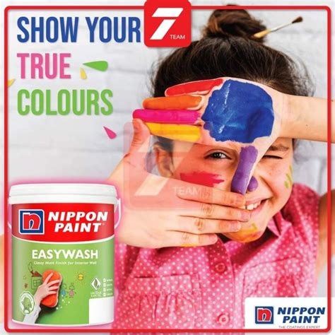 Nippon Paint L Easy Wash Matt Finished Interior Paint Lazada