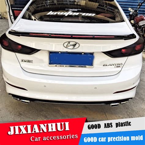 For Hyundai Elantra Spoiler Elantra Spoiler Ddywc Abs Plastic