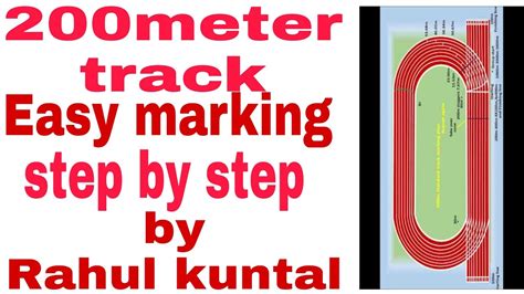 200 Meter Track Full Marking Step By Steprahul Kuntal And Team Youtube