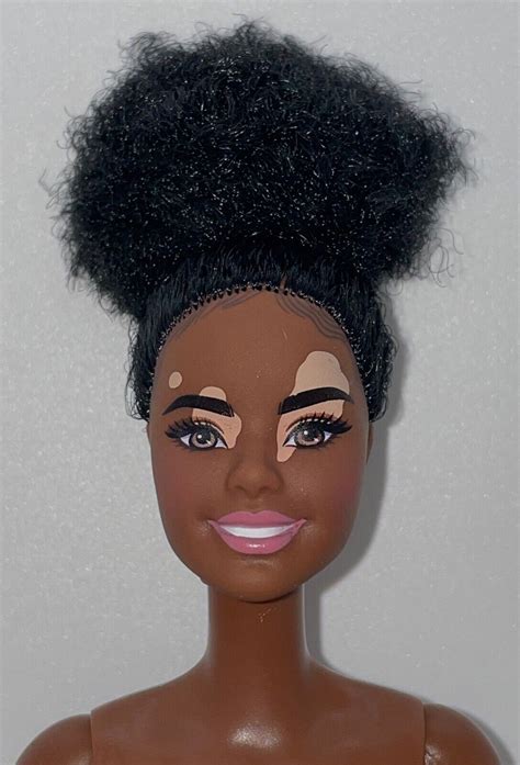 Barbie Fashionistas Made To Move Hybrid Nude Aa Doll Vitiligo