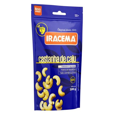 Castanha De Caju Torrada E Salgada Iracema Pouch G Supermercado