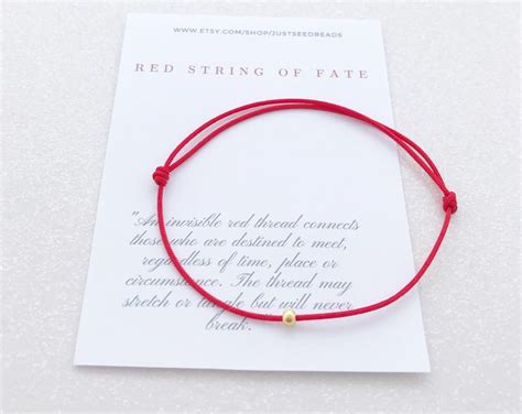 Red String Bracelet Red Protection Bracelet Good Luck Red Etsy