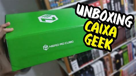 Unboxing Nerd Ao Cubo Agosto Youtube