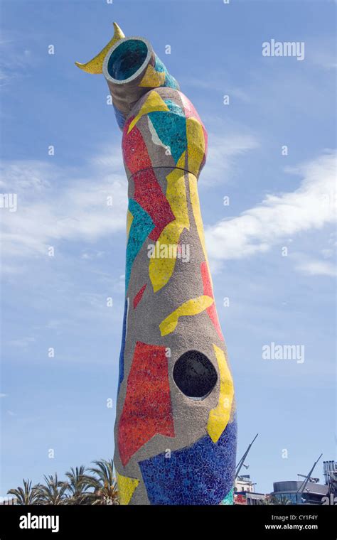 Parc Joan Miró Barcelona Spain Woman and Bird Dona i ocell