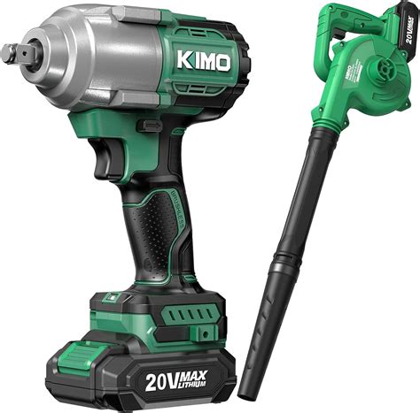 Kimo Impact Wrench Cordless With N M Ft Lb High Torque