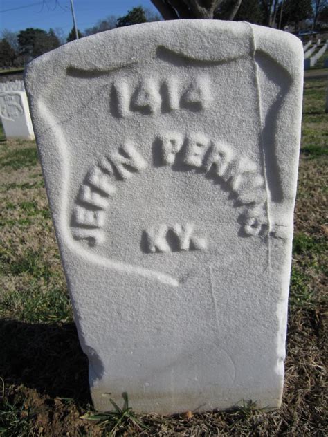 PVT Jefferson Perkins 1844 1864 Mémorial Find a Grave