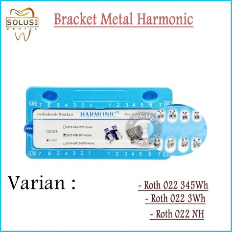 Jual Harmonic Bracket Behel Gigi Metal Mini Wh Roth Shopee Indonesia